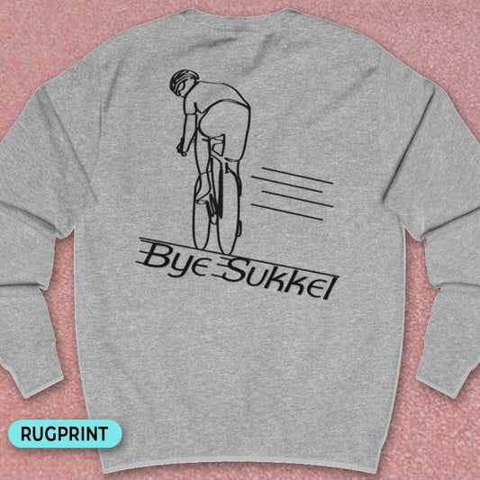 Bye Sukkel rugprint Sweater