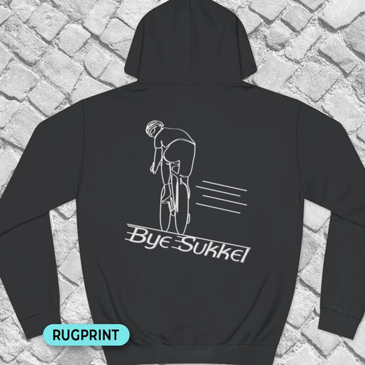 Bye Sukkel rugprint Hoodie