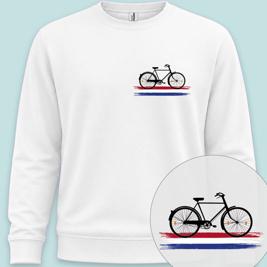 Nederland fietsland zwart Sweater
