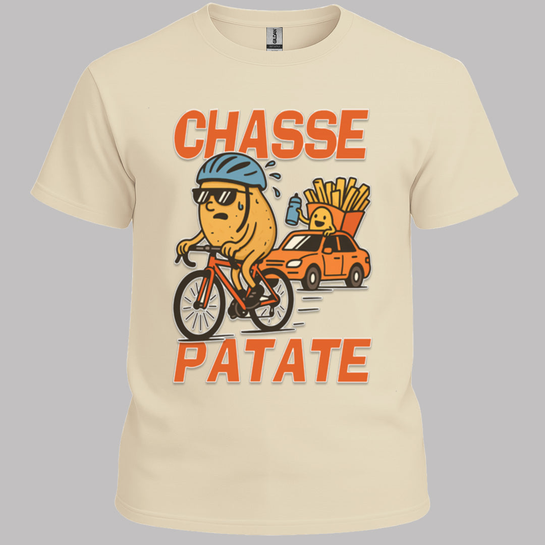 Chasse Patate met bezemwagen (rood) T‑Shirt