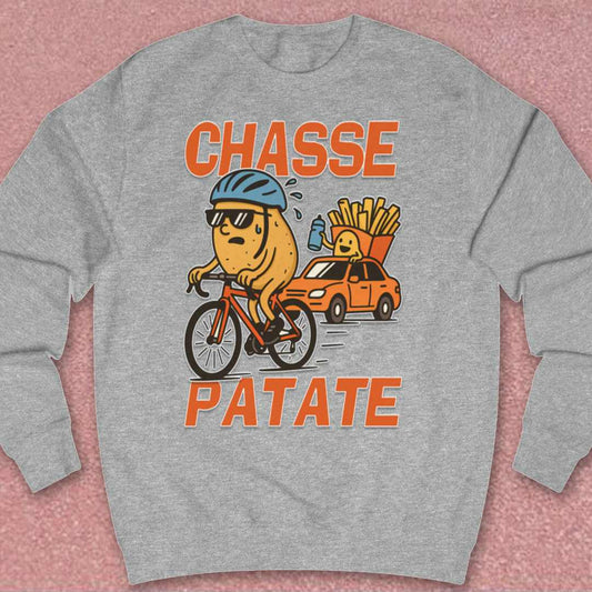 Chasse Patate met bezemwagen (rood) Sweater