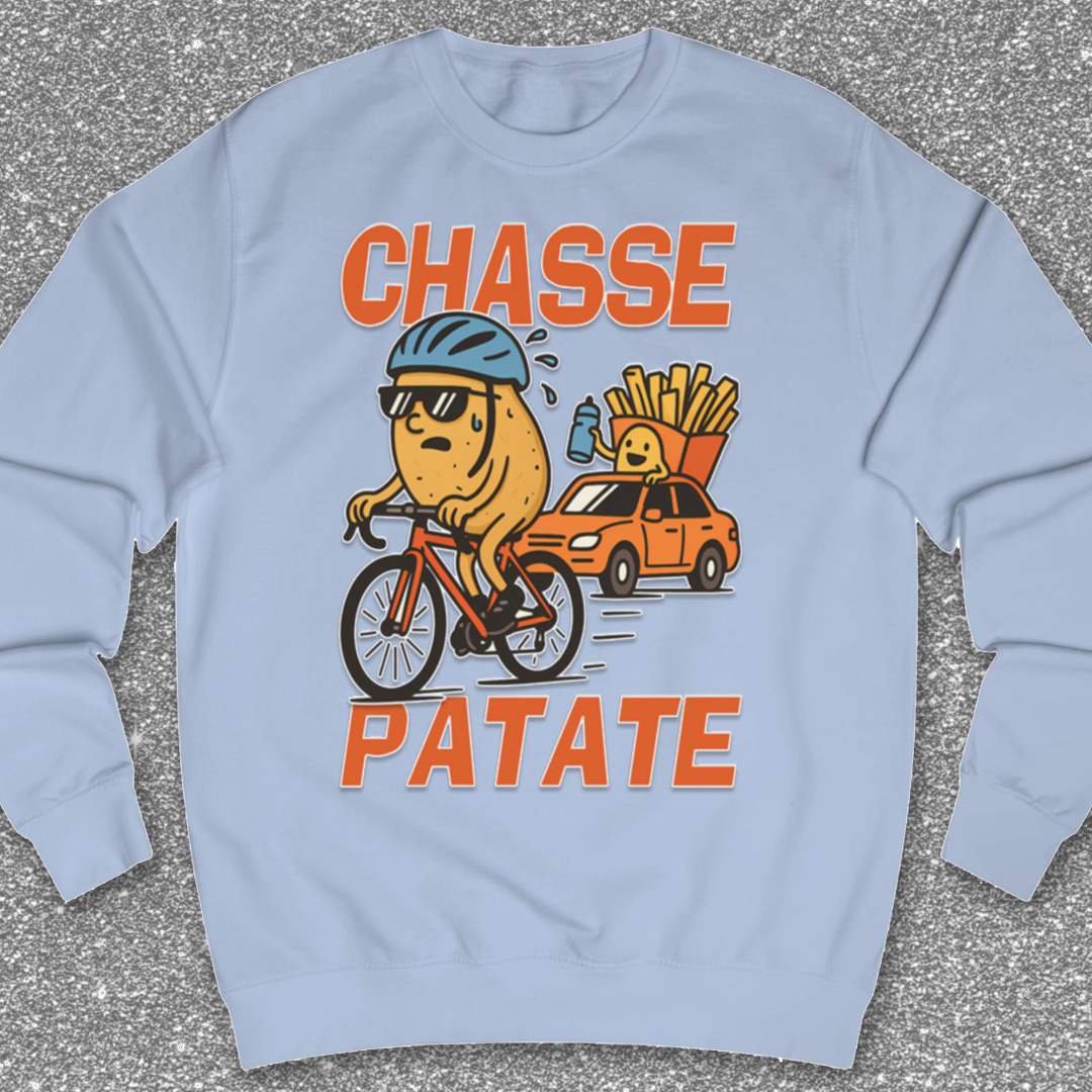 Chasse Patate met bezemwagen (rood) Sweater