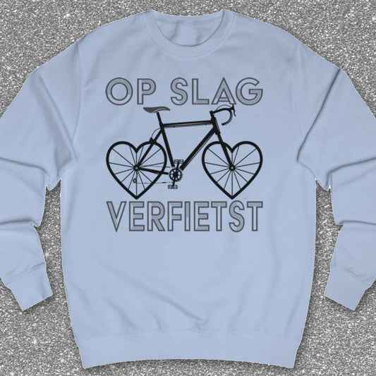 Op Slag Verfietst (zwart) Sweater