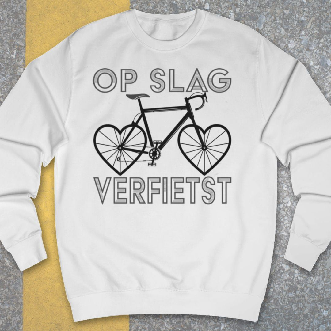 Op Slag Verfietst (zwart) Sweater