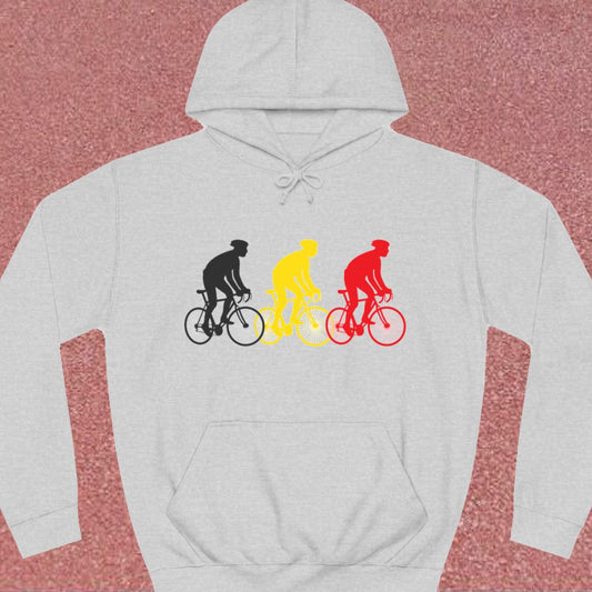 Koersers Belgische driekleur Hoodie
