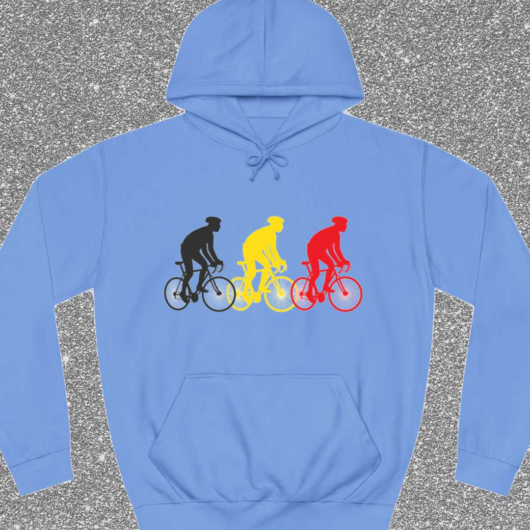 Koersers Belgische driekleur Hoodie