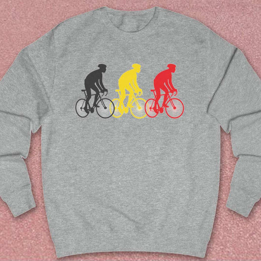 Koersers Belgische driekleur Sweater