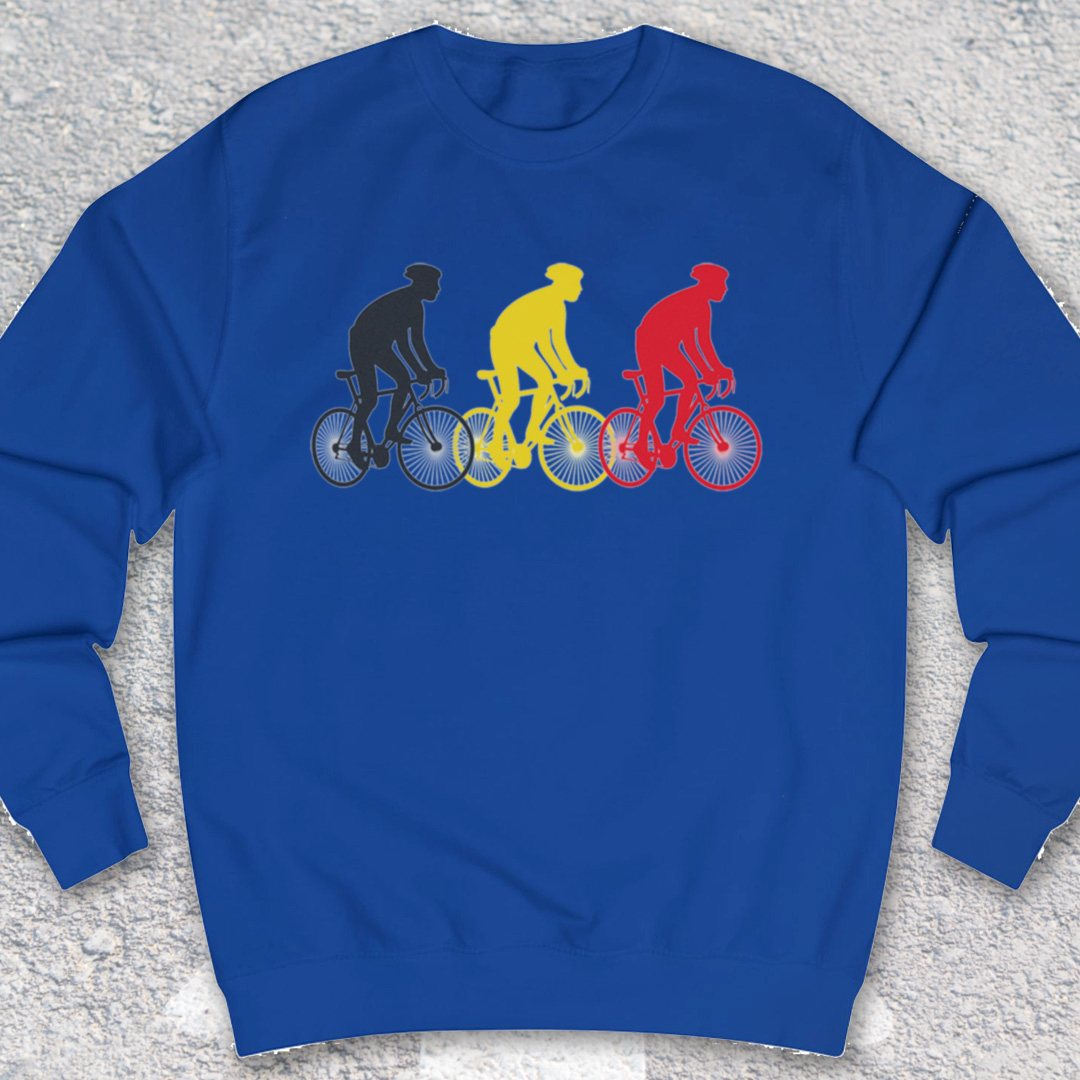 Koersers Belgische driekleur Sweater