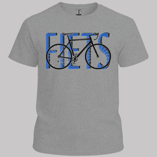 Fiets blauw T‑Shirt