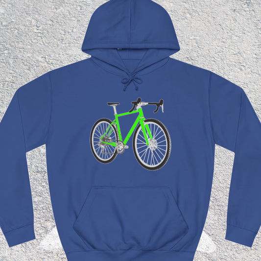 Gravelbike groen Hoodie