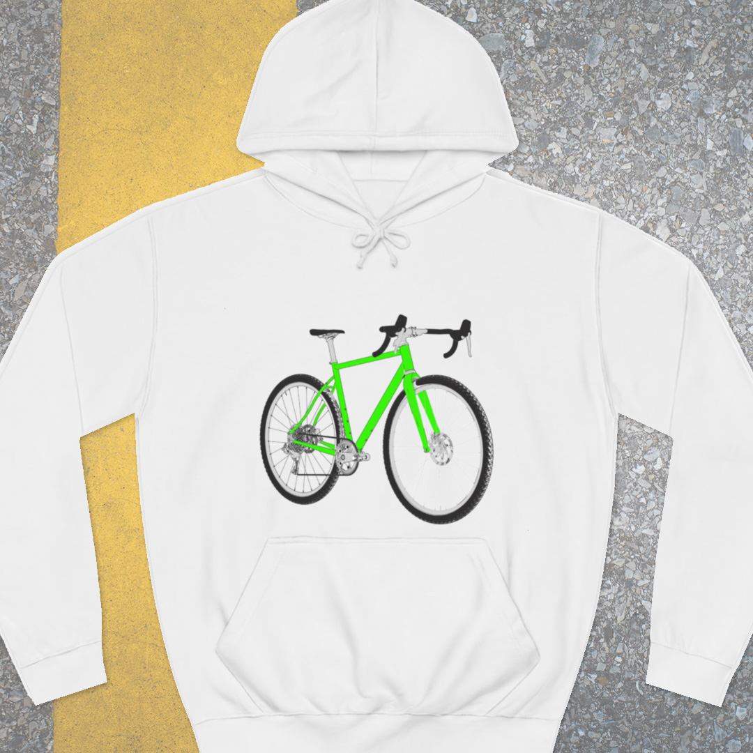 Gravelbike groen Hoodie