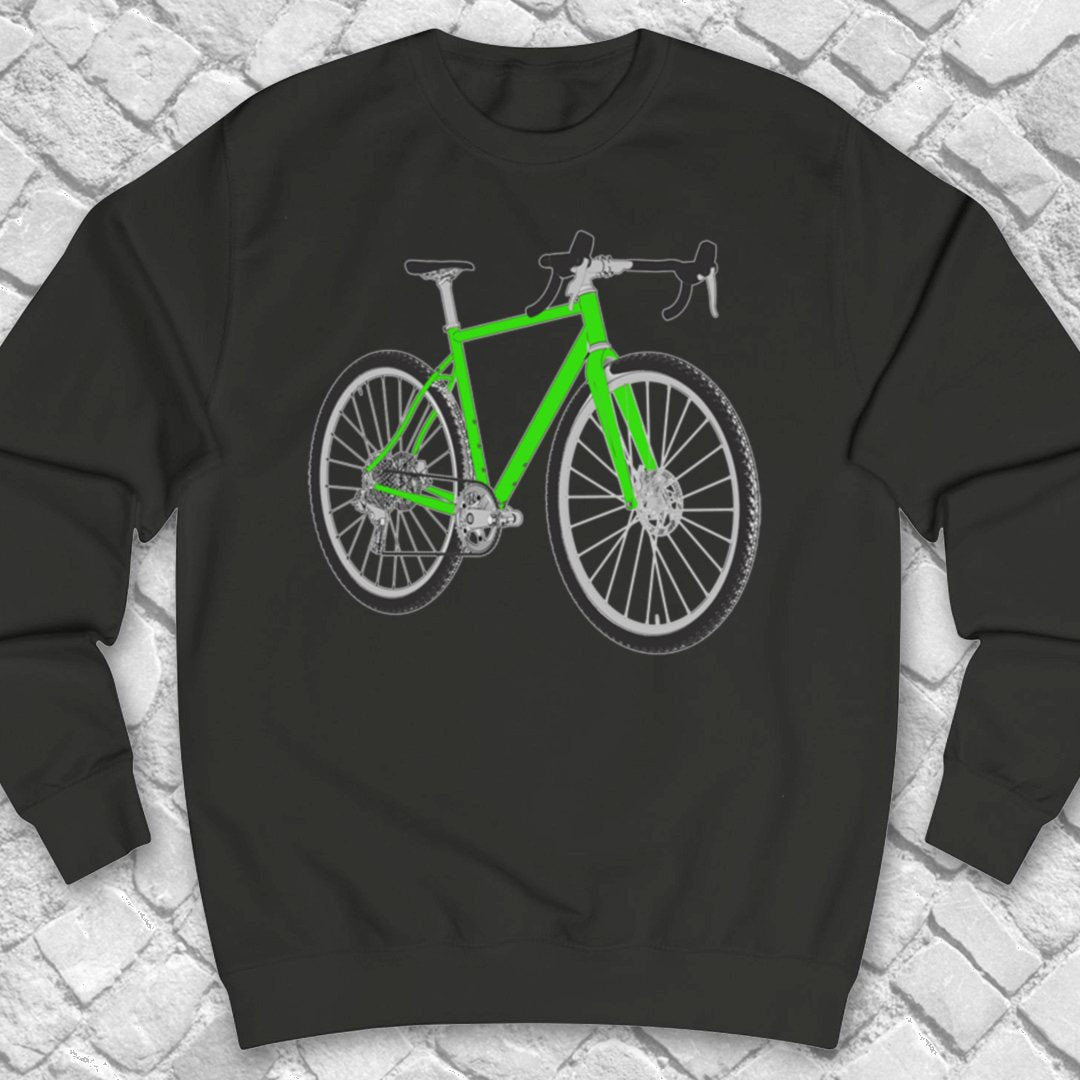 Gravelbike groen Sweater