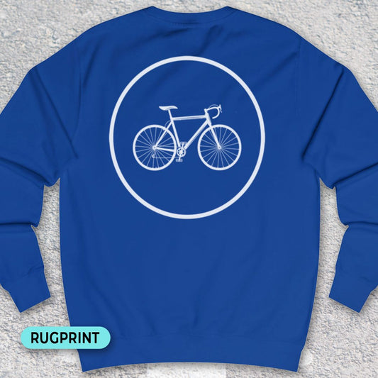 Racefietspad rugprint Sweater