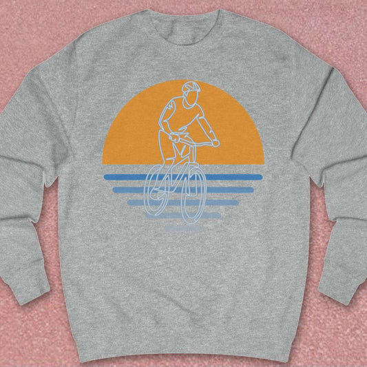 MTB zonsondergang Sweater