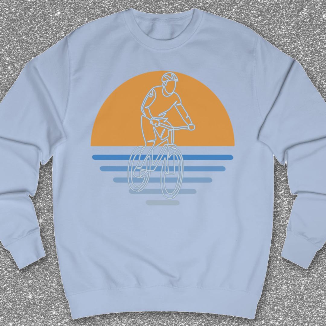 MTB zonsondergang Sweater