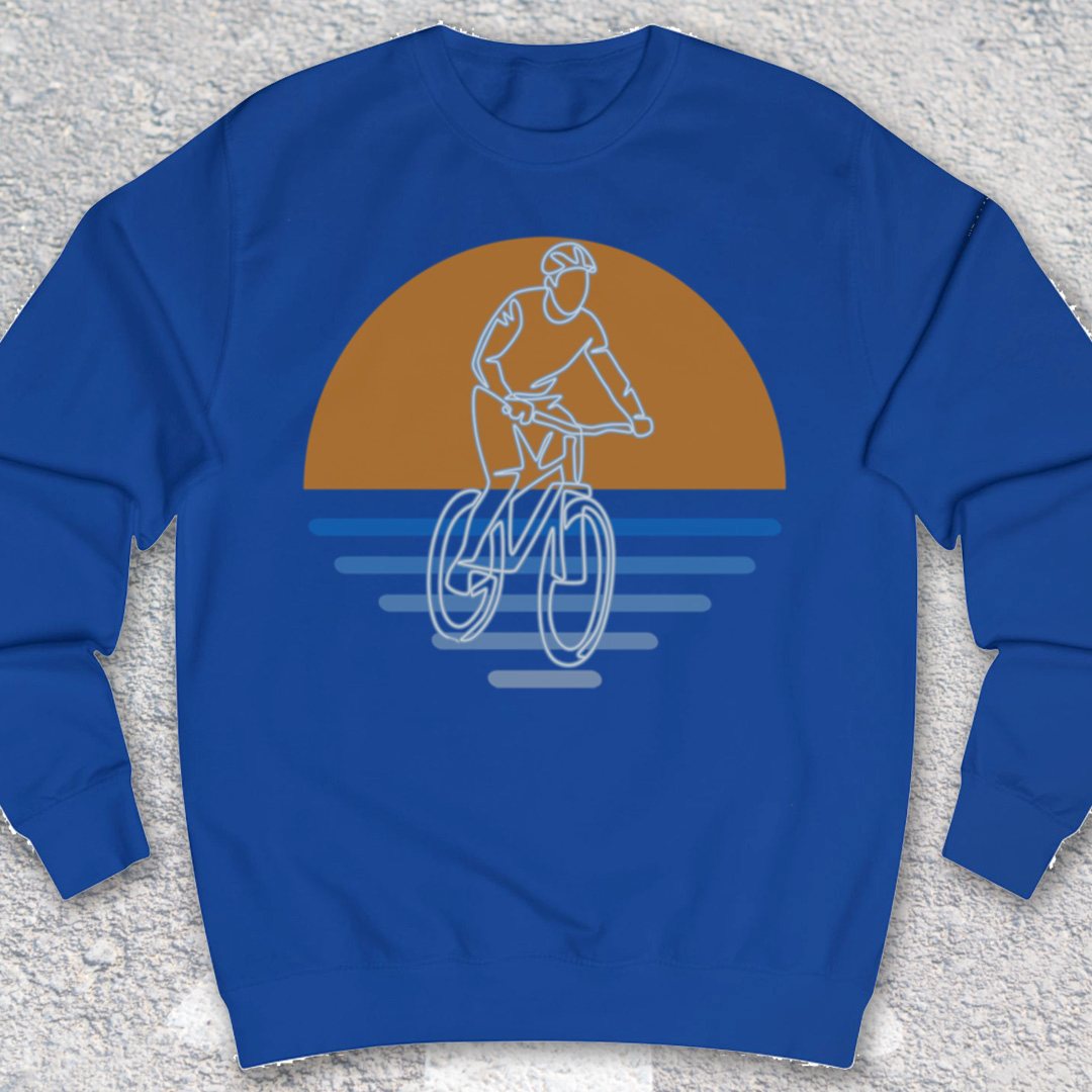 MTB zonsondergang Sweater