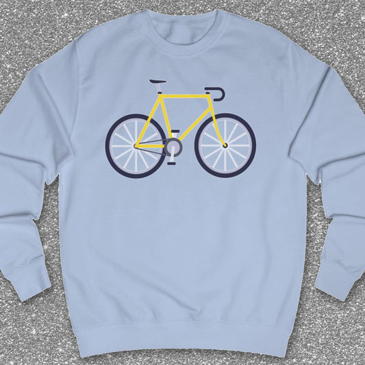 Racefiets Geel Sweater