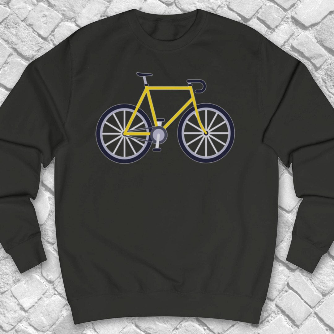 Racefiets Geel Sweater