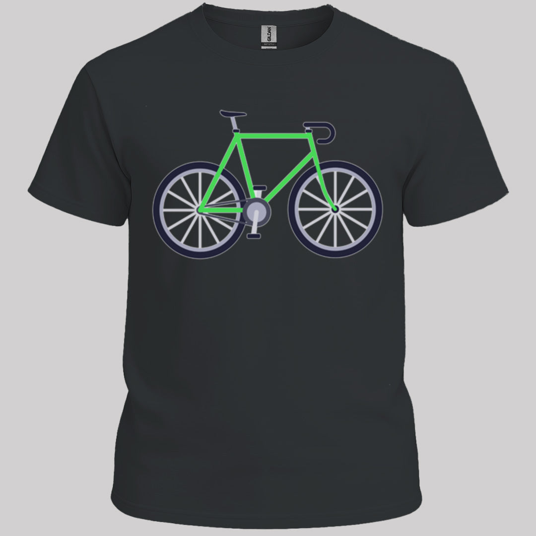 Racefiets groen T‑Shirt