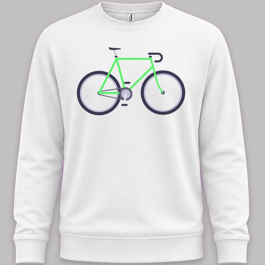 Racefiets Groen Sweater