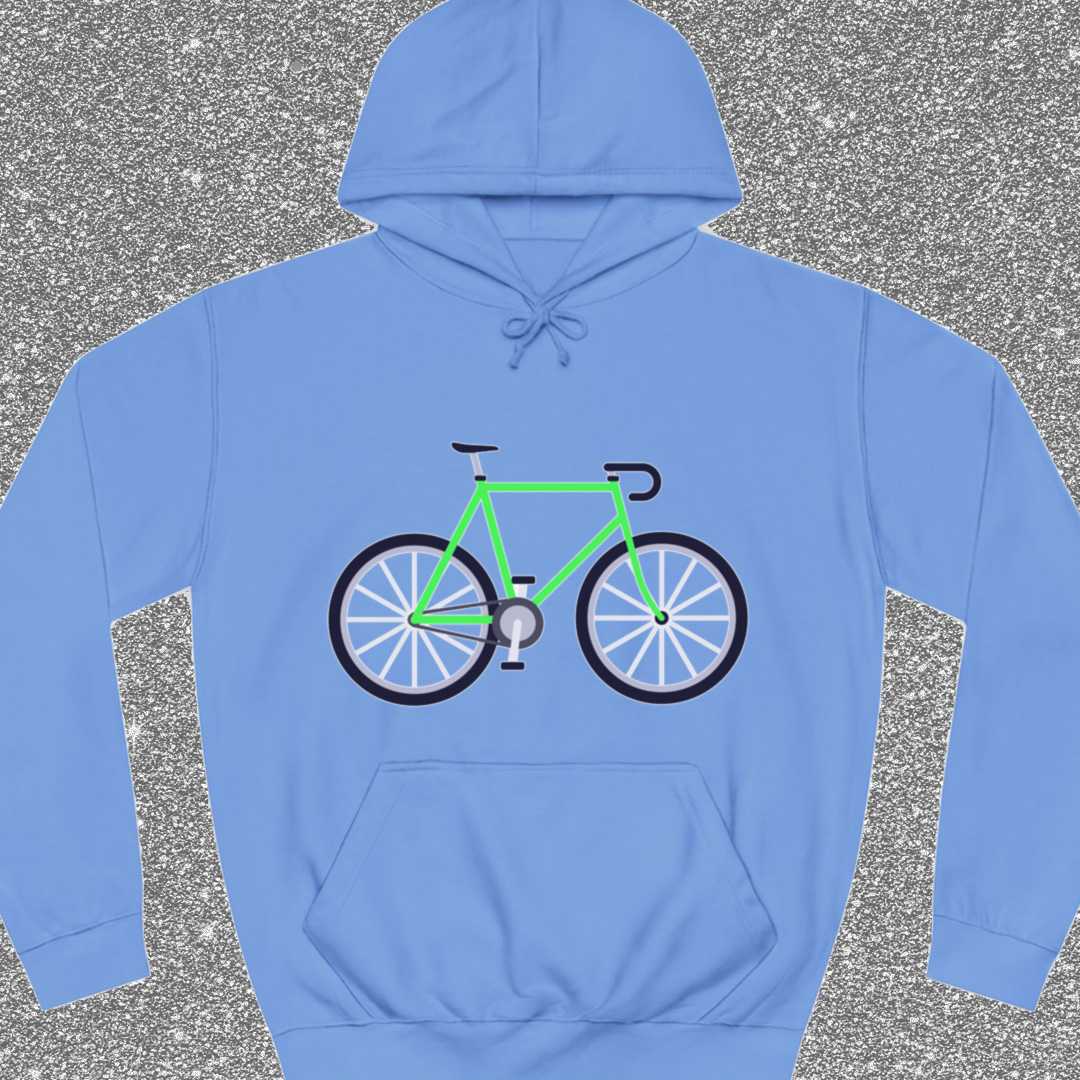 Racefiets groen Hoodie