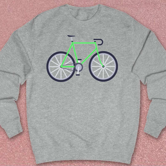 Racefiets Groen Sweater