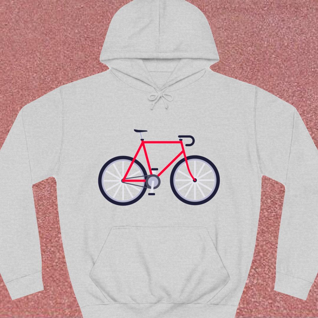 Racefiets rood Hoodie