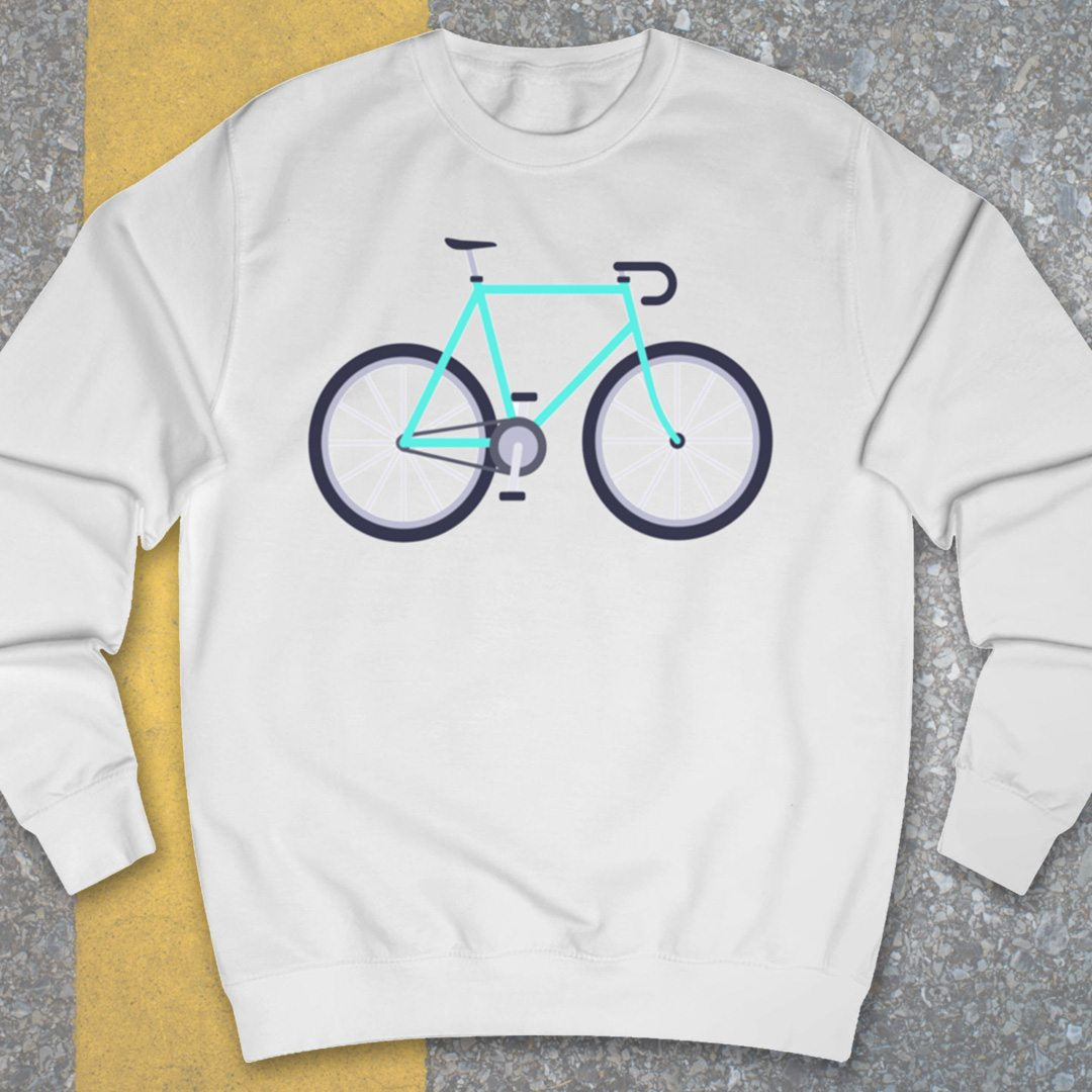 Racefiets Turquoise Sweater