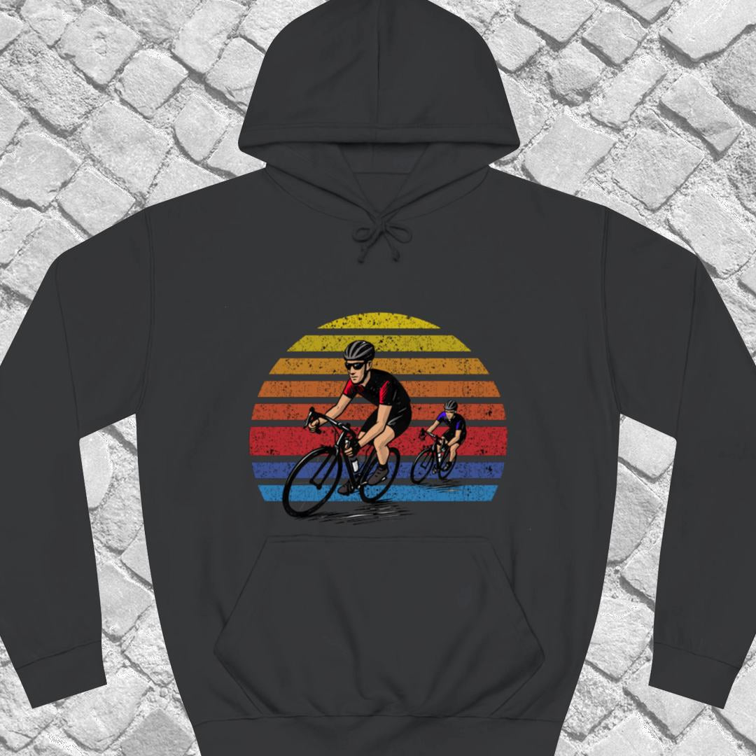 Wielrenners retro zon Hoodie