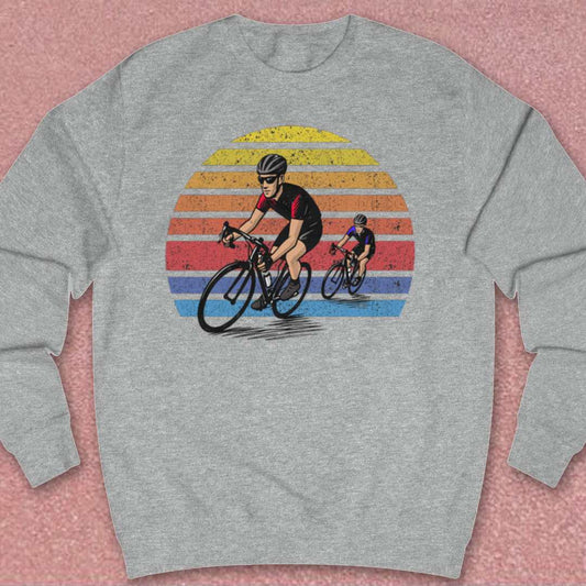 Wielrenners retro zon Sweater