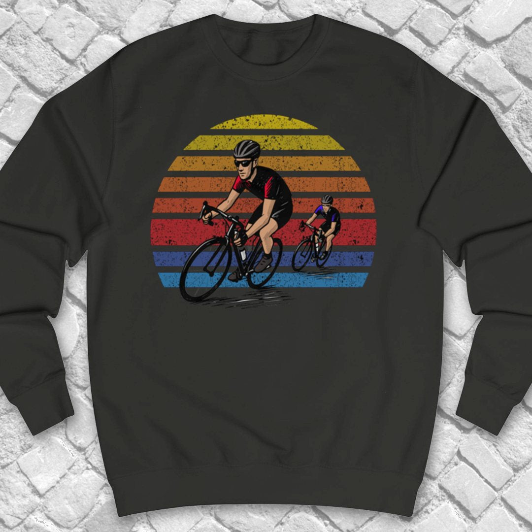 Wielrenners retro zon Sweater