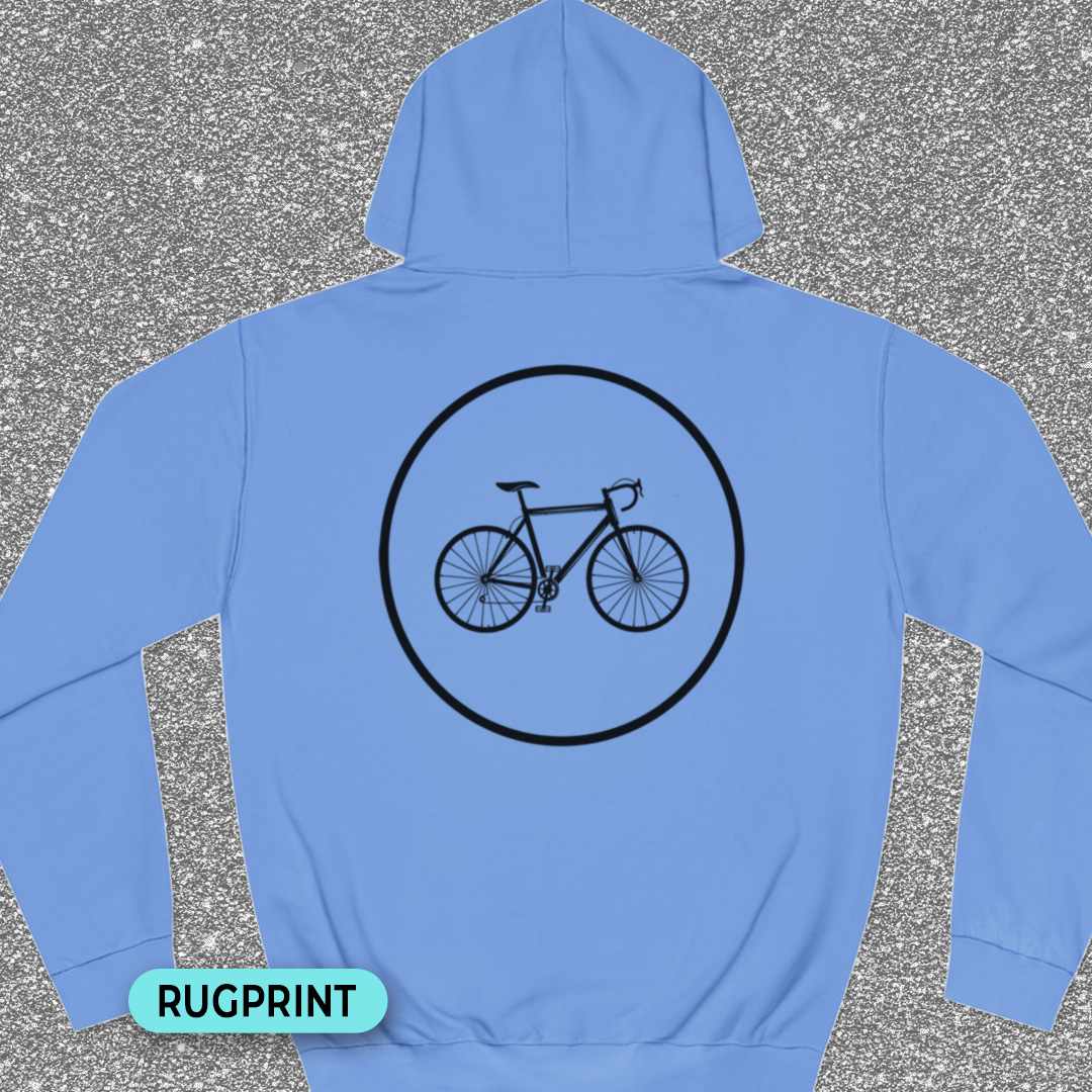 Racefietspad rugprint Hoodie