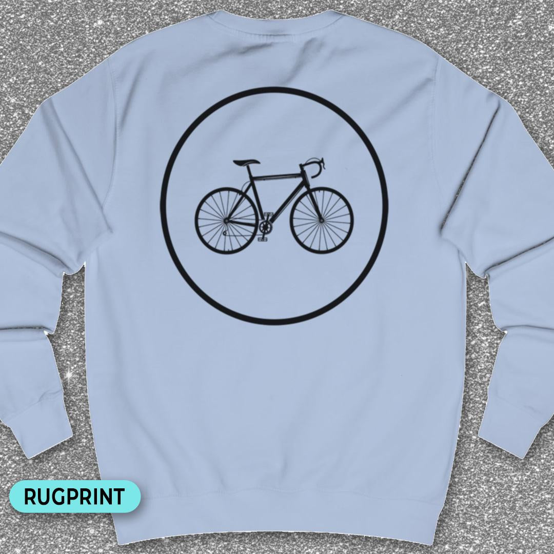 Racefietspad rugprint Sweater