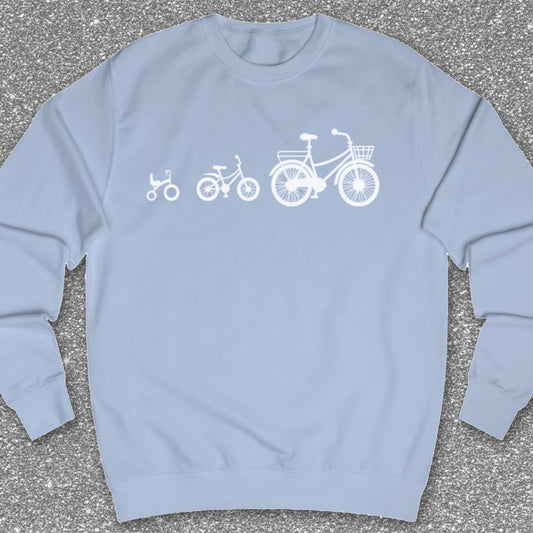 Mamafiets en kids (wit) Sweater