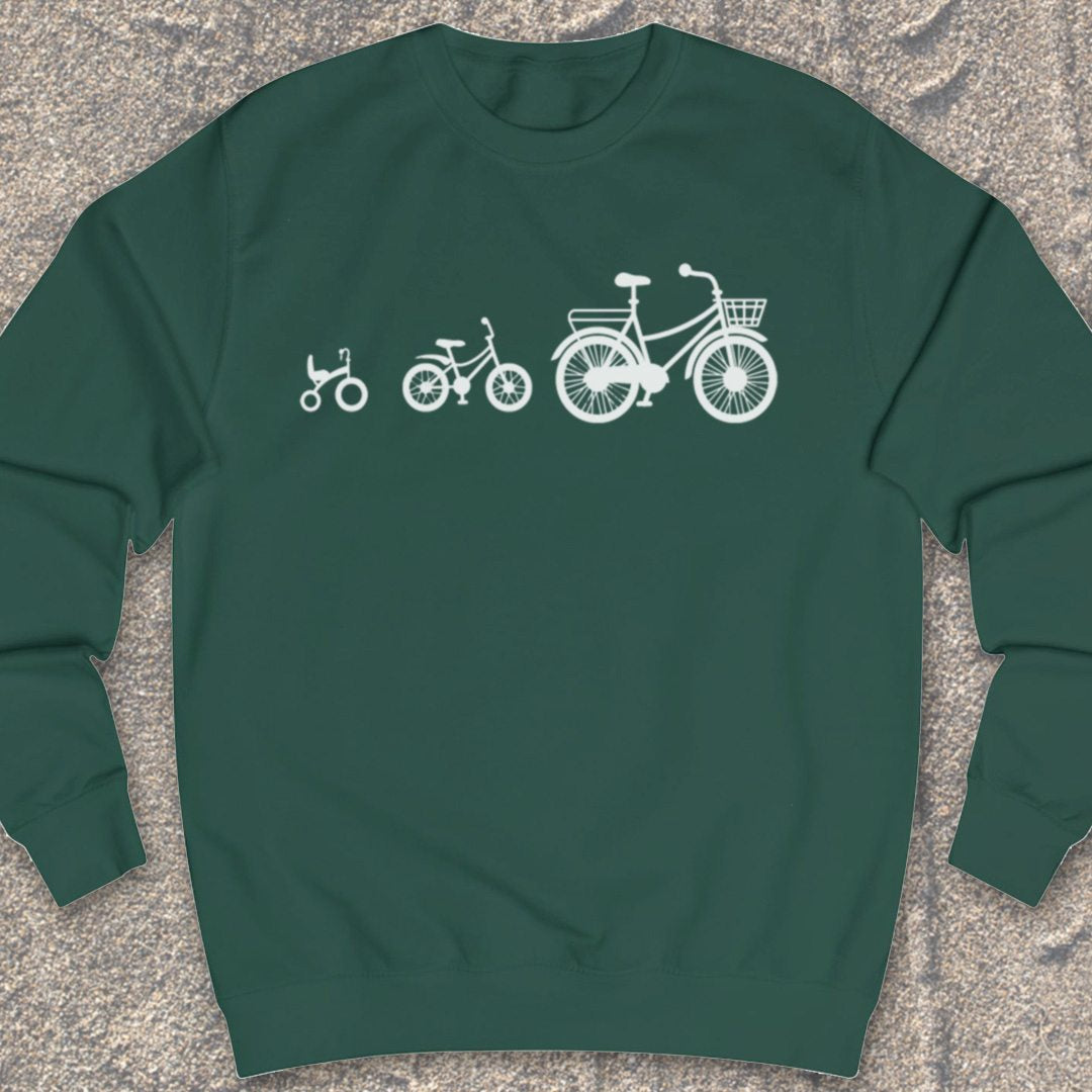 Mamafiets en kids (wit) Sweater