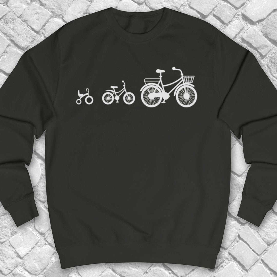 Mamafiets en kids (wit) Sweater
