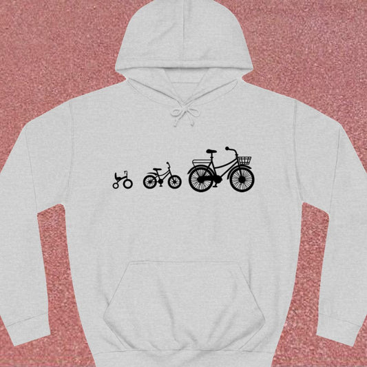 Mamafiets en kids zwart Hoodie