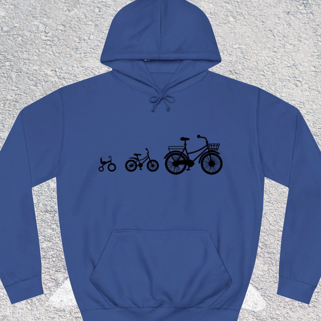 Mamafiets en kids zwart Hoodie