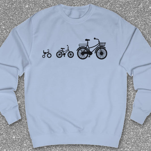 Mamafiets en kids (zwart) Sweater
