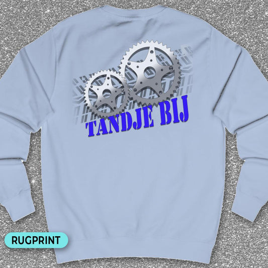 Tandje Bij (blauw) rugprint Sweater