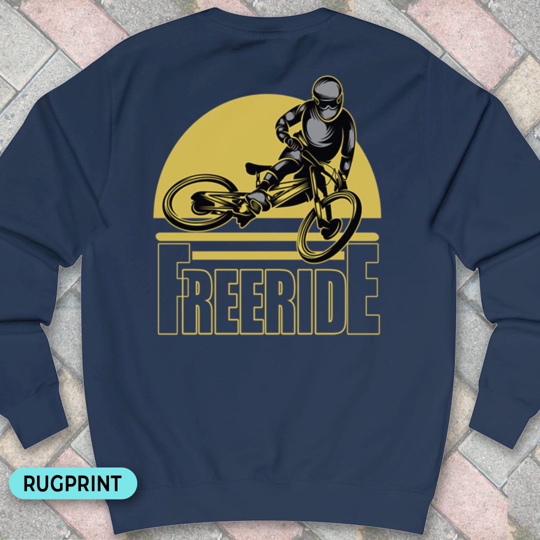 Freeride rugprint Sweater