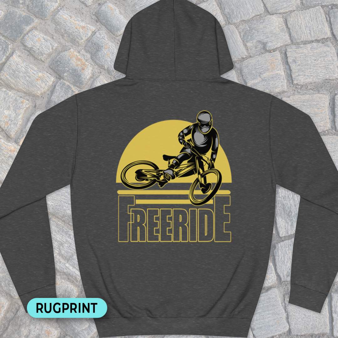 Freeride rugprint Hoodie