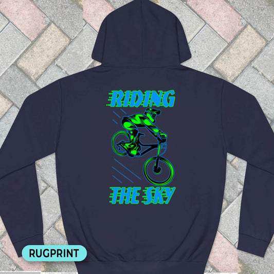 Riding the Sky rugprint Hoodie