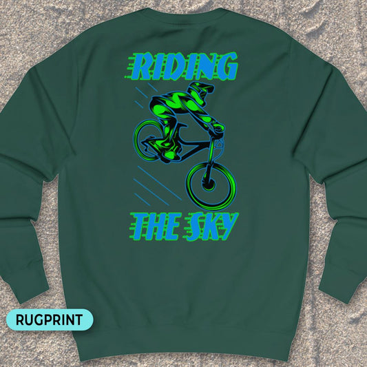 Riding the Sky rugprint Sweater