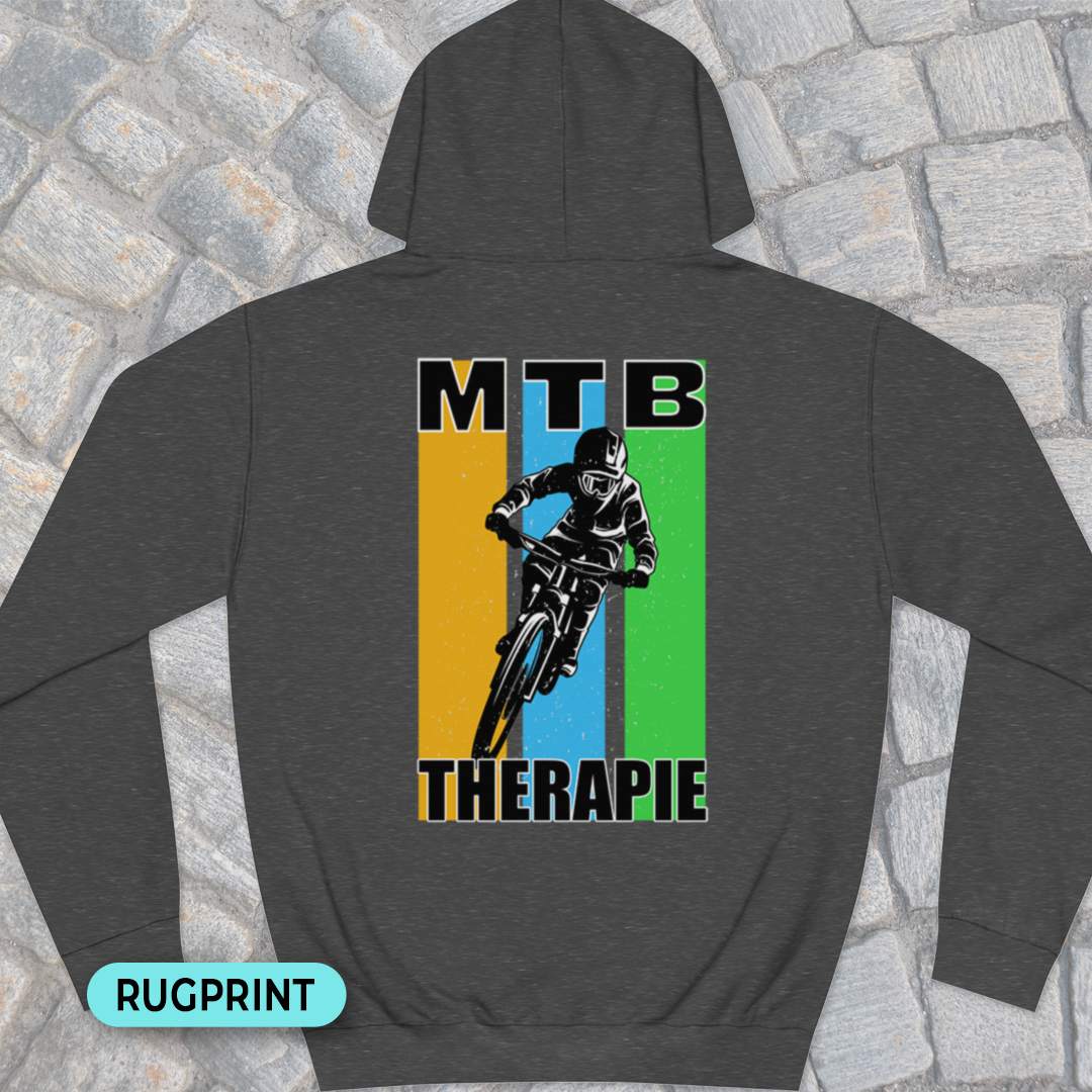 MTB Therapie rugprint Hoodie