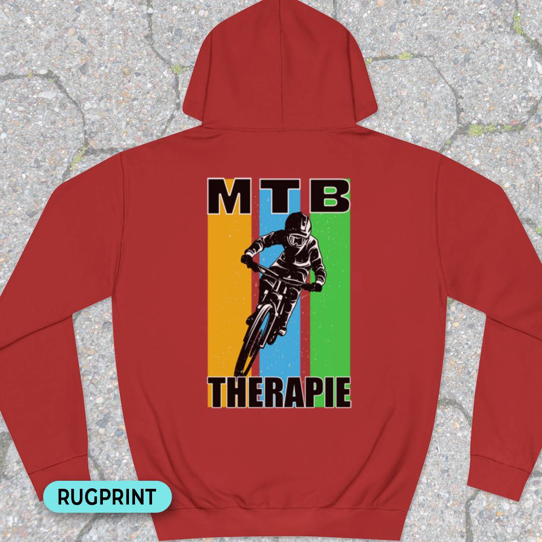 MTB Therapie rugprint Hoodie
