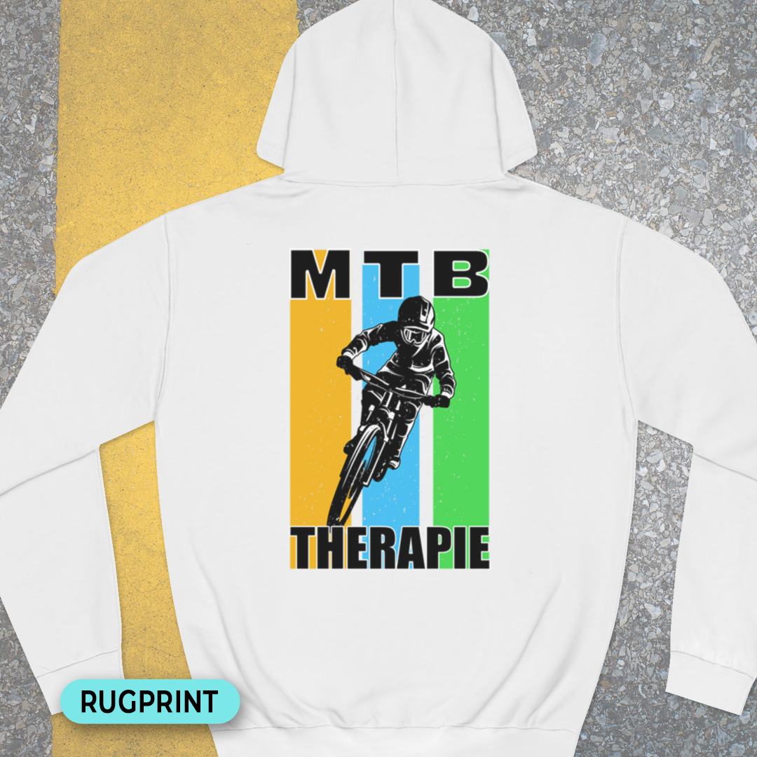 MTB Therapie rugprint Hoodie