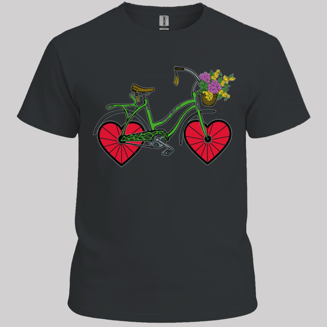 Fiets met hartwielen T‑Shirt