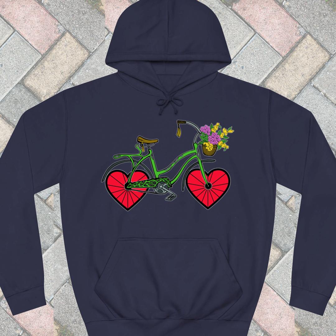 Fiets met hartwielen Hoodie