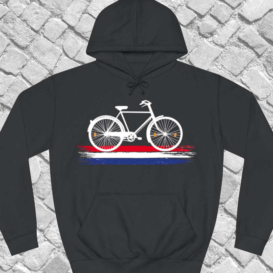 Nederland Fietsland (wit) Hoodie